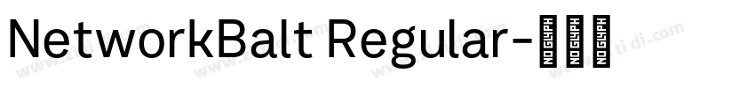 NetworkBalt Regular字体转换